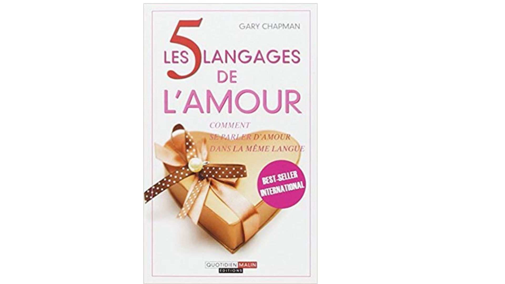 livre langages de l'amour