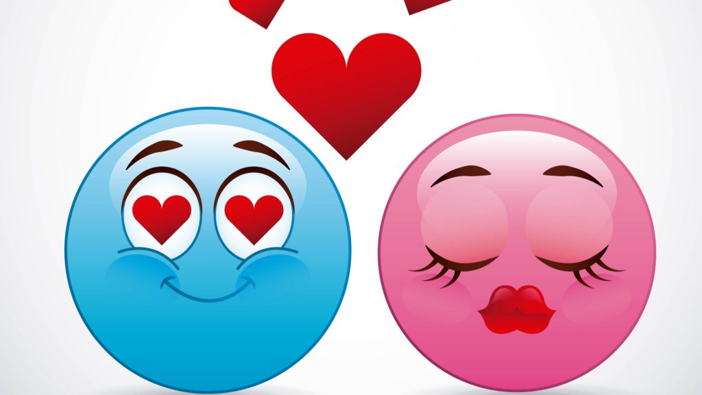 emoji amoureux